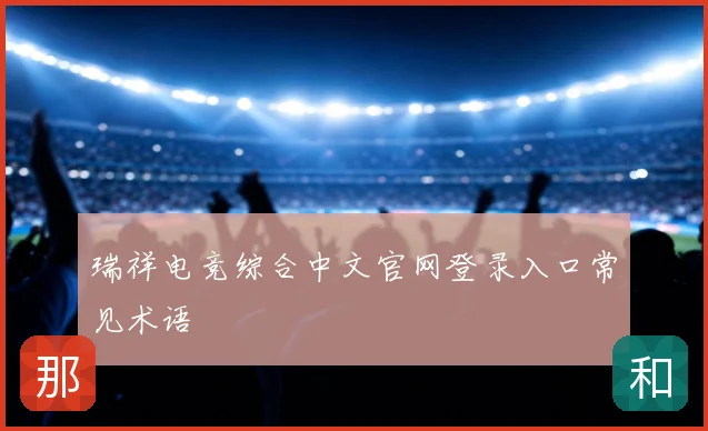 瑞祥电竞综合中文官网登录入口常见术语