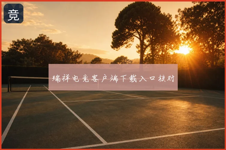 瑞祥电竞客户端下载入口核对